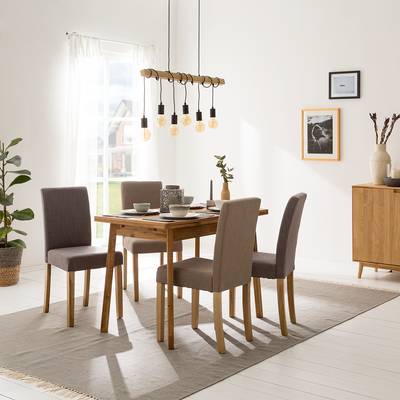 Esstisch DiuWOOD (mit Ansteckplatten)