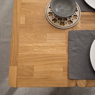 Esstisch DiuWOOD (mit Ansteckplatten)