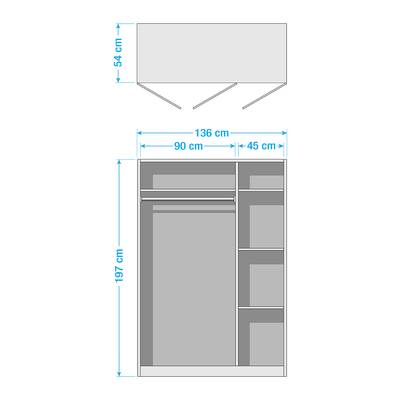 Drehtürenschrank Freiham