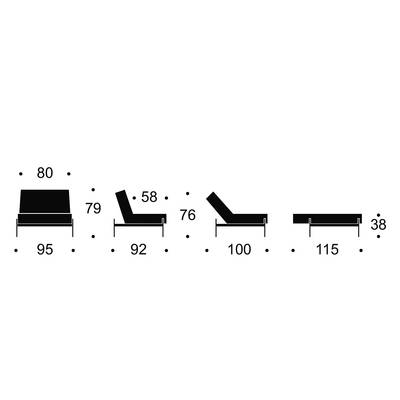 Sessel Splitback Lauge