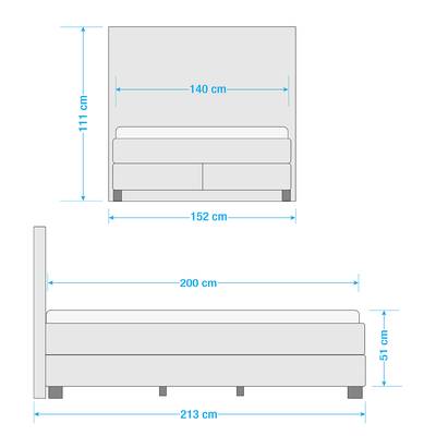 Boxspringbett Royal Night