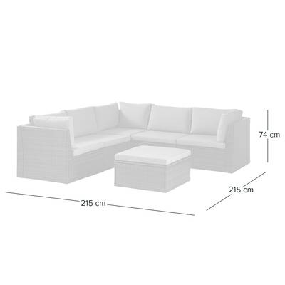 Loungeset Paradise Lounge (6-teilig)