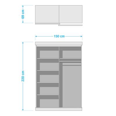 Schwebetürenschrank Bergen