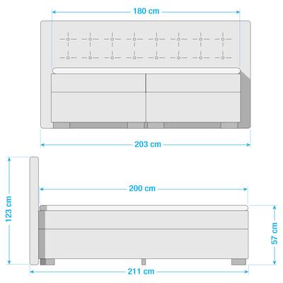 Boxspringbett Lanoir