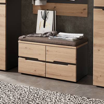 Garderobenbank Moosic Breite 80 cm