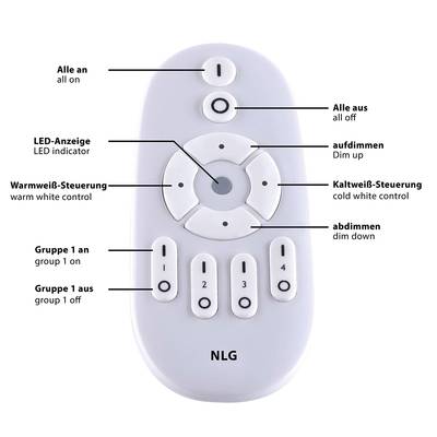 LED-Deckenleuchte Flat V