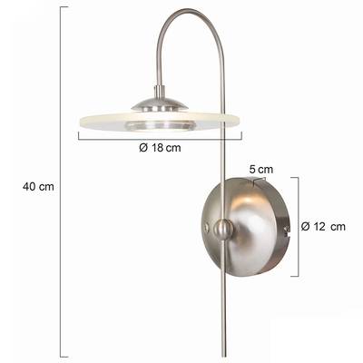 LED-Wandleuchte Roundy