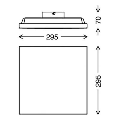 LED-Deckenleuchte  Frameless