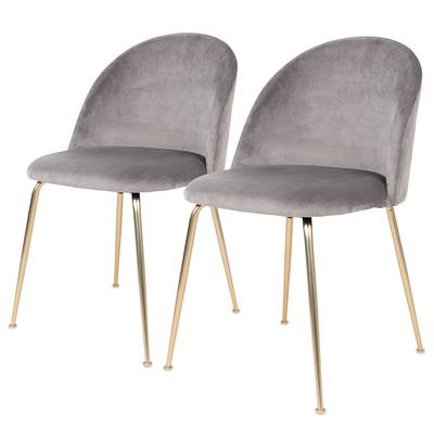 Chaises capitonnées Maxou I (lot de 2)
