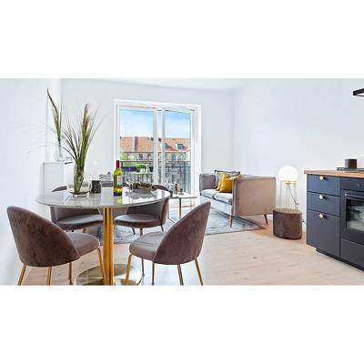 Chaises capitonnées Maxou I (lot de 2)