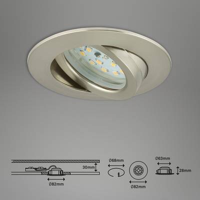 LED-Einbauleuchte  Attach Dim