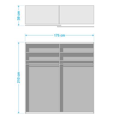 Schwebetürenschrank Santiago