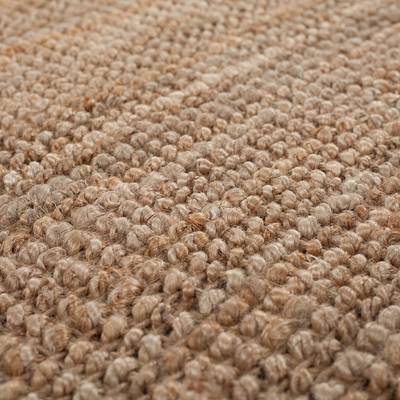 Kurzflorteppich Jute Boucle