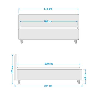 Polsterbett Nordic Bed