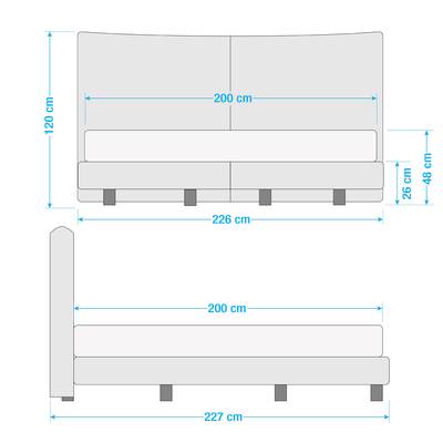 Boxspringbett Soho Pillow