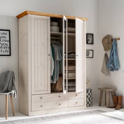 1 armoire massif Lyngby 145 cm