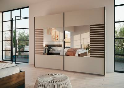 Schwebetürenschrank Barea - Spiegeltüren