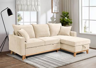 Ecksofa DANEVA mit Schlaffunktion