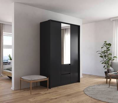 Drehtürenschrank Mainz mit Passepartout
