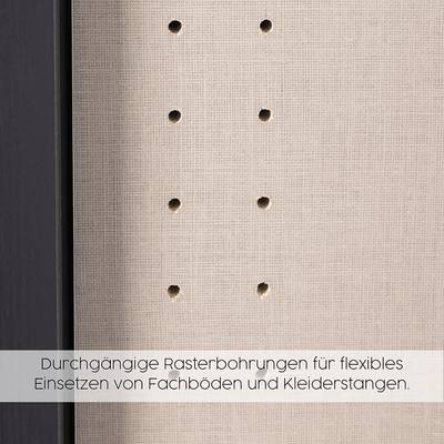 Drehtürenschrank Mainz mit Passepartout