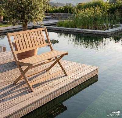 Klappbare Gartenbank Arvo