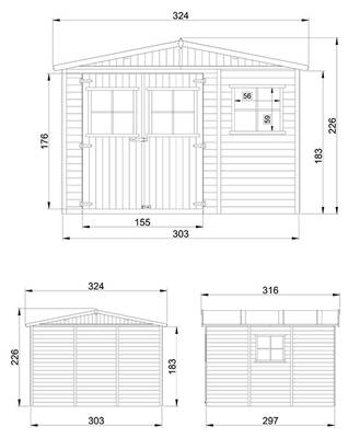Gartenhaus M335