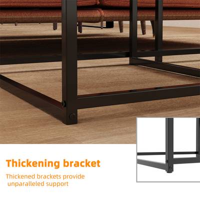 Couchtisch Satztisch schwarz (2er Set)