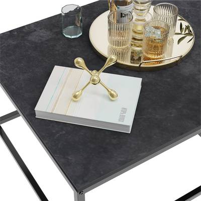 Couchtisch Satztisch schwarz (2er Set)