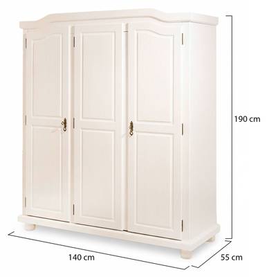Kleiderschrank 3 Türen\ Calosso
