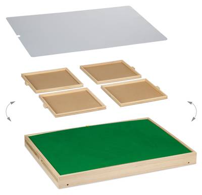 Puzzletisch mit 4 Schubladen