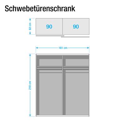 Schwebetürenschrank Bernau