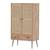 Massief houten highboards