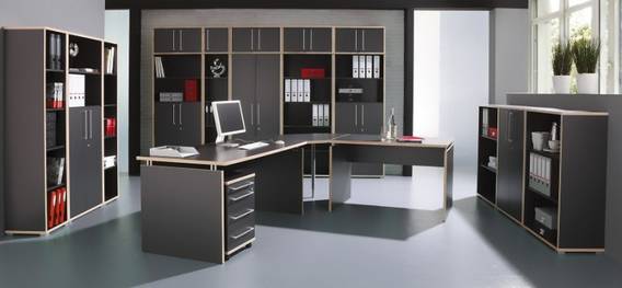 120cmAnthrazit Eugene rosales Breite Dekor Wangenschreibtisch RL5jq34A
