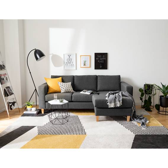 Ecksofa DunkelgrauLongchair Ii Davorstehend Rechts Maison n0vmNw8