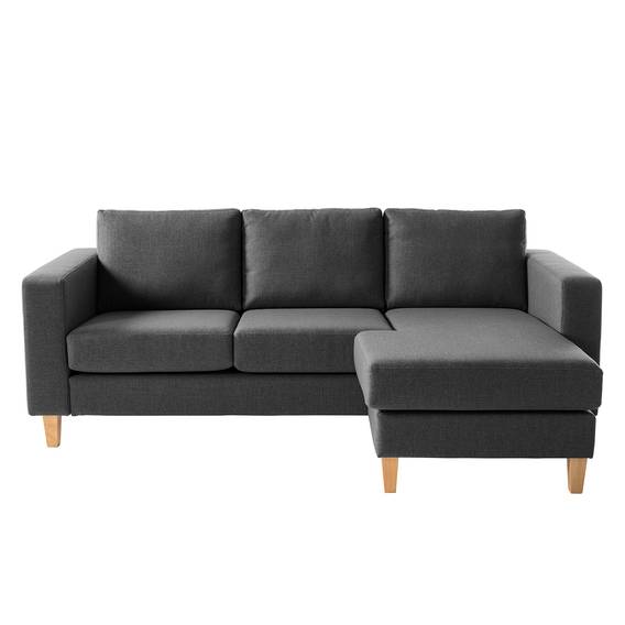 Ecksofa DunkelgrauLongchair Ii Davorstehend Rechts Maison n0vmNw8