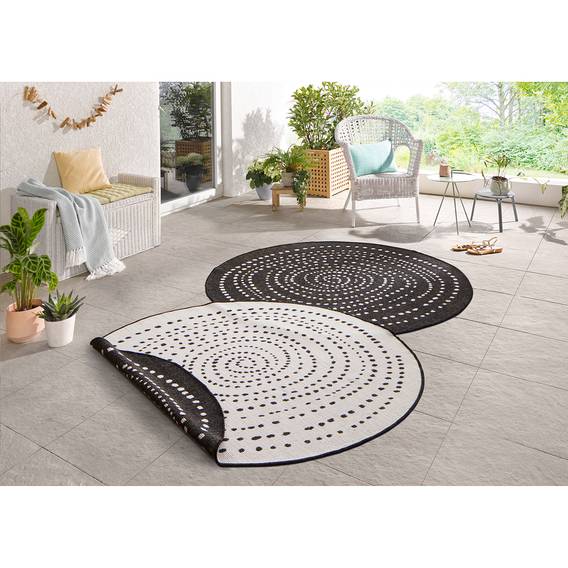 140 Inoutdoorteppich Bali Cm SchwarzØ c3ARj5Lq4