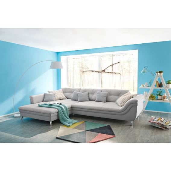 Ecksofa Kintom Flachgewebe | home24