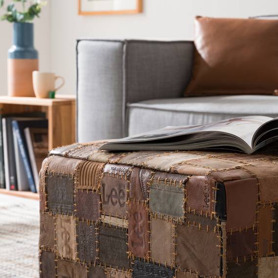 Vimioso LederBraunGrau Pouf Vimioso Vimioso LederBraunGrau Pouf Vimioso Pouf LederBraunGrau LederBraunGrau Pouf X8wnO0Pk