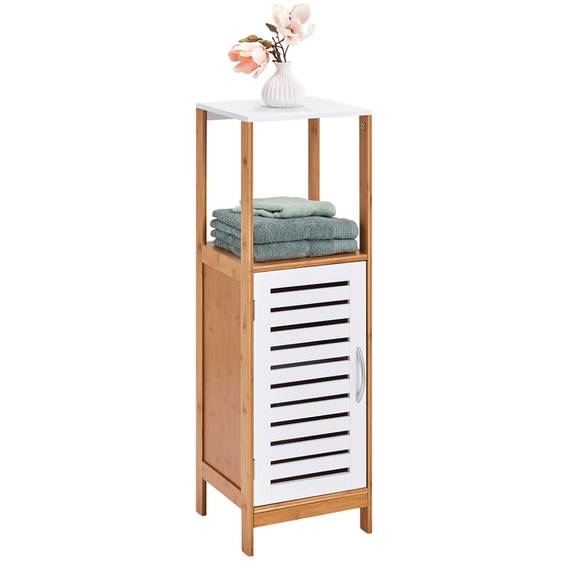 Avola Unterschrank TeilmassivWeiß Bambus I S35cjLq4AR