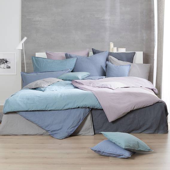 BaumwollstoffMintgrau Smood Bettwäsche 80 Pure 135 CmKissen 200 X IeEH2W9bDY