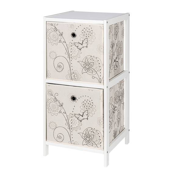 Regal Oslo II Walnuss massiv Webstoff | home24.at Regal Oslo I Walnuss massiv | home24.at