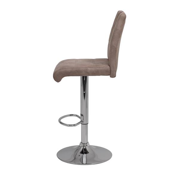 Barstuhl Barstuhl Beige Barstuhl Beige Mansfield2er Mansfield2er setMicrofaserStahlVintage setMicrofaserStahlVintage Chrom Chrom 1JFlTcK