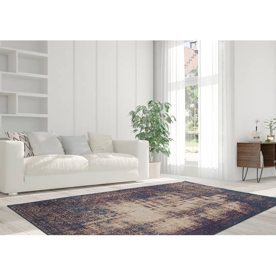 Kurzflorteppich 115 Bay Webstoff Blau X 170 Cm MontserratLittle N0vnwm8