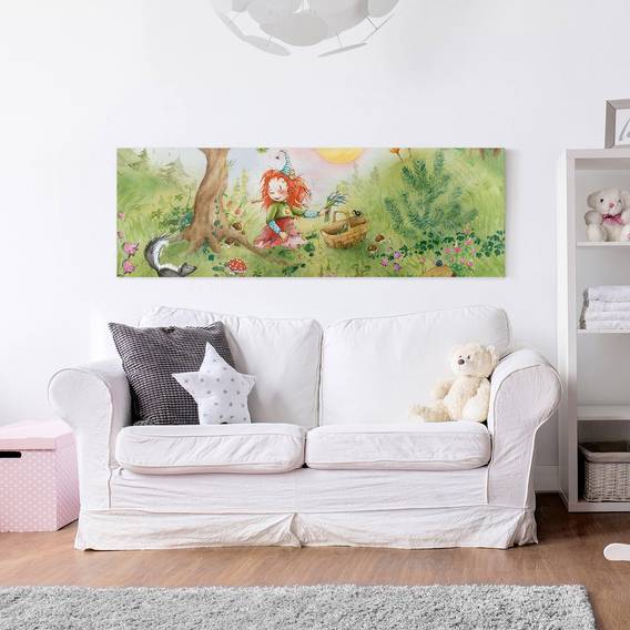 40 LeinwandMassivholz Bild 120 Ii FichteMehrfarbig Cm X Frida EH2I9WD