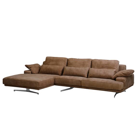 Ecksofa Lurrip I - Echtleder | home24