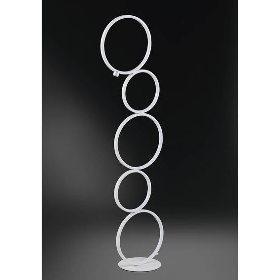 LED-Stehleuchte Vika - Polycarbonat / Aluminium | home24