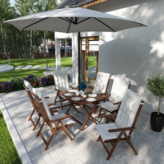 Basic2er Webstoff Auflage Klappstuhl Garden Für ZXOPiuk