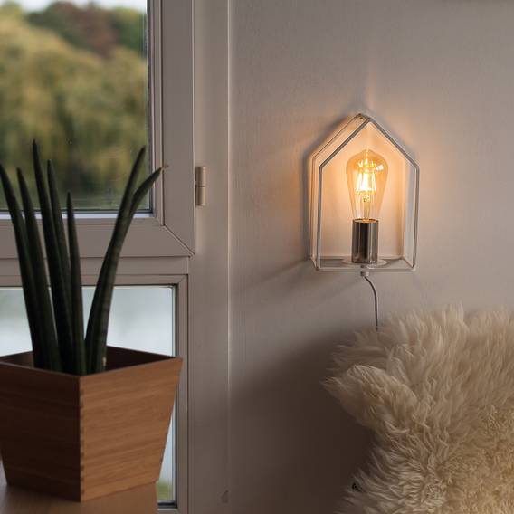 WeißSilber Home WeißSilber Home WeißSilber Geflext Wandleuchte Home Wandleuchte Wandleuchte Geflext ZuPkTXOi