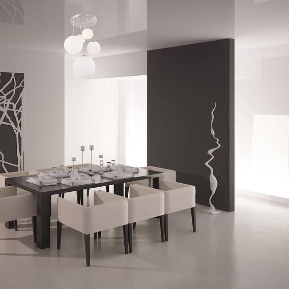 Deckenleuchte Bollique 5-flammig - Nickel matt | home24.at