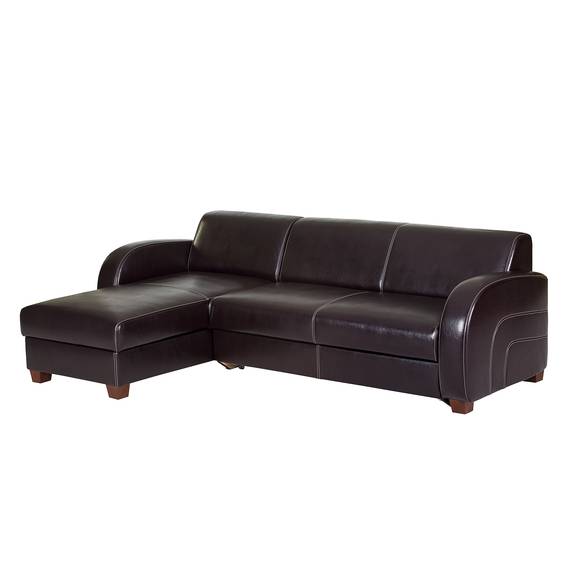 Ecksofa Echtleder